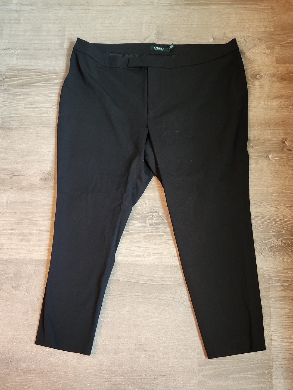 Lauren Ralph Lauren Black Stretch Slim Pants NWOT